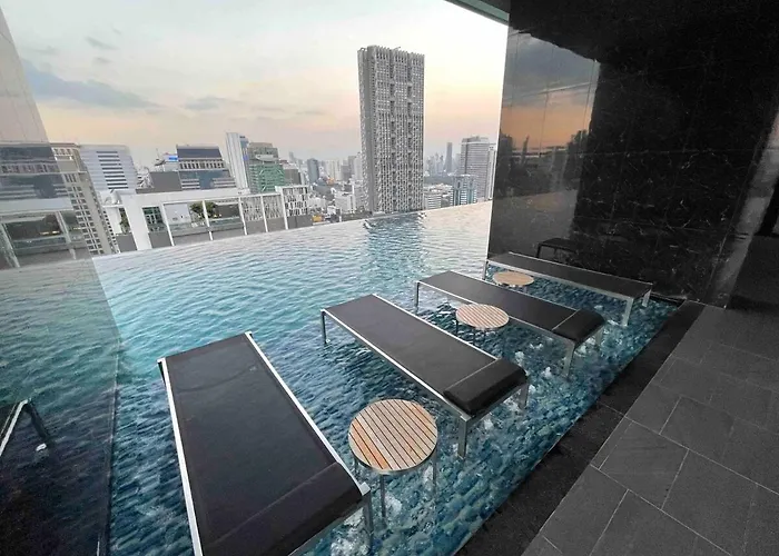 公寓 Stunning Downtownplace Amazing Cityview In Satorn 曼谷