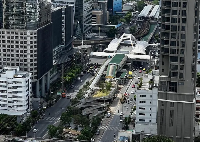 Stunning Downtownplace Amazing Cityview In Satorn 曼谷