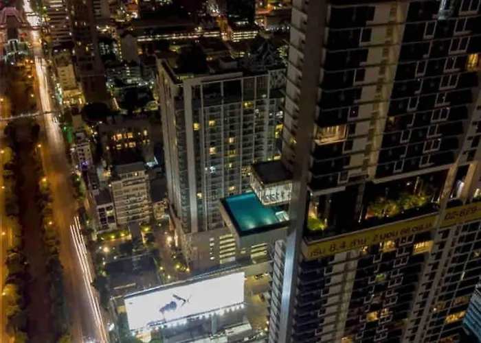 Stunning Downtownplace Amazing Cityview In Satorn 公寓 曼谷