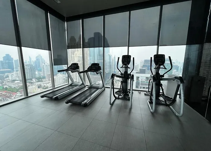 Stunning Downtownplace Amazing Cityview In Satorn 公寓 曼谷