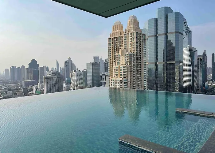 Stunning Downtownplace Amazing Cityview In Satorn * 曼谷